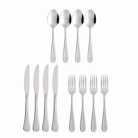 Flight 12 Piece Flatware Seteco-friendly bamboo fiber tableware set 