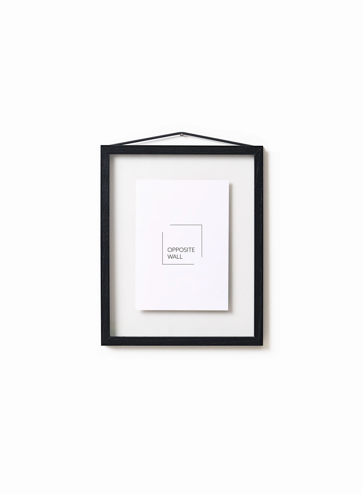 Floating Black Oak Frame, 8x10 in | 20x25 cmdecorative photo frame ,personalized photo frame 
