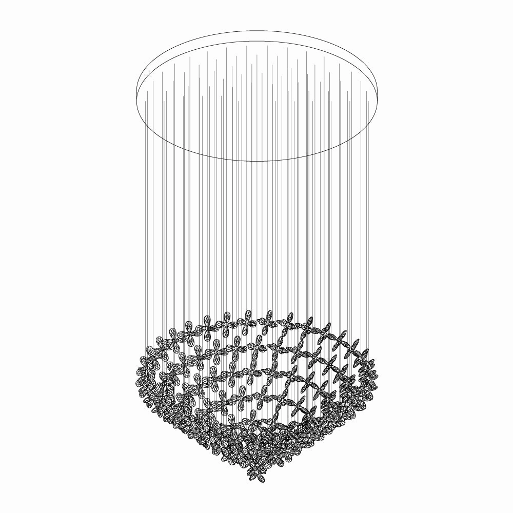 Floating Butterfly Chandelier