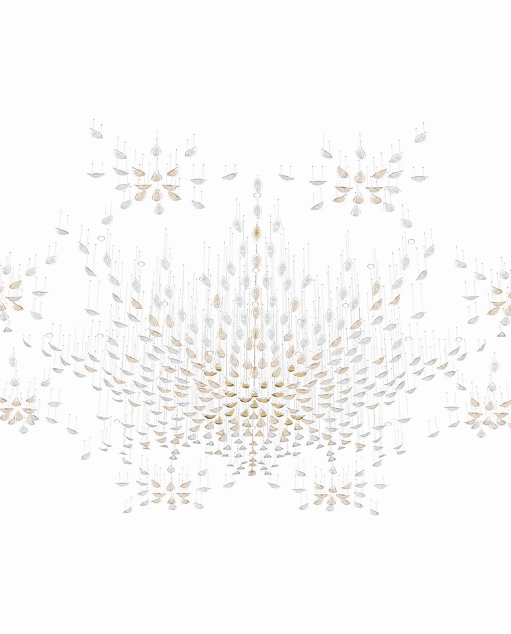 Floating Leaves Chandelier