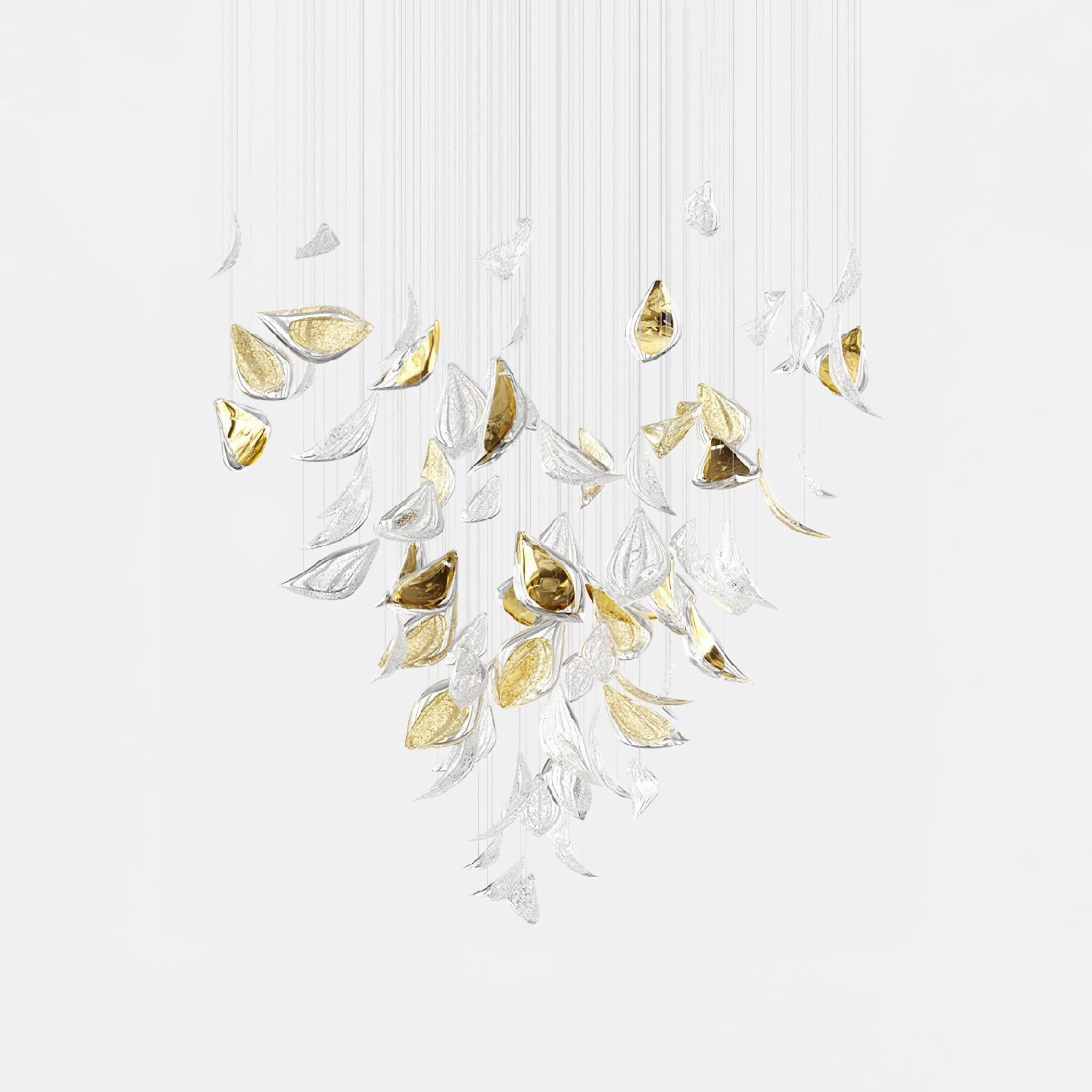 Floating Leaves Chandelierrustic chandelier,bedroom chandelier 