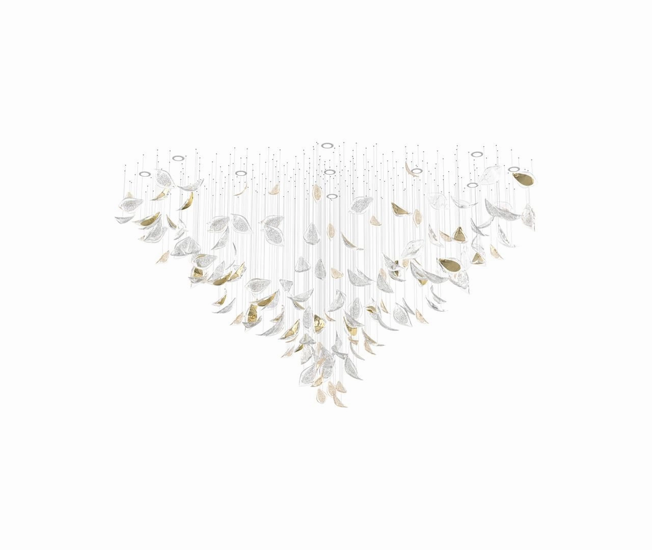 Floating Leaves Chandelier