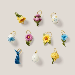 Floral Easter 10-Piece Ornament Seteaster decorations ,easter centerpiece 