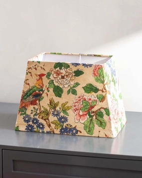 Floral Square Cotton Tapered Rectangle Lamp Shademodern wall lamp,smart wall lamp