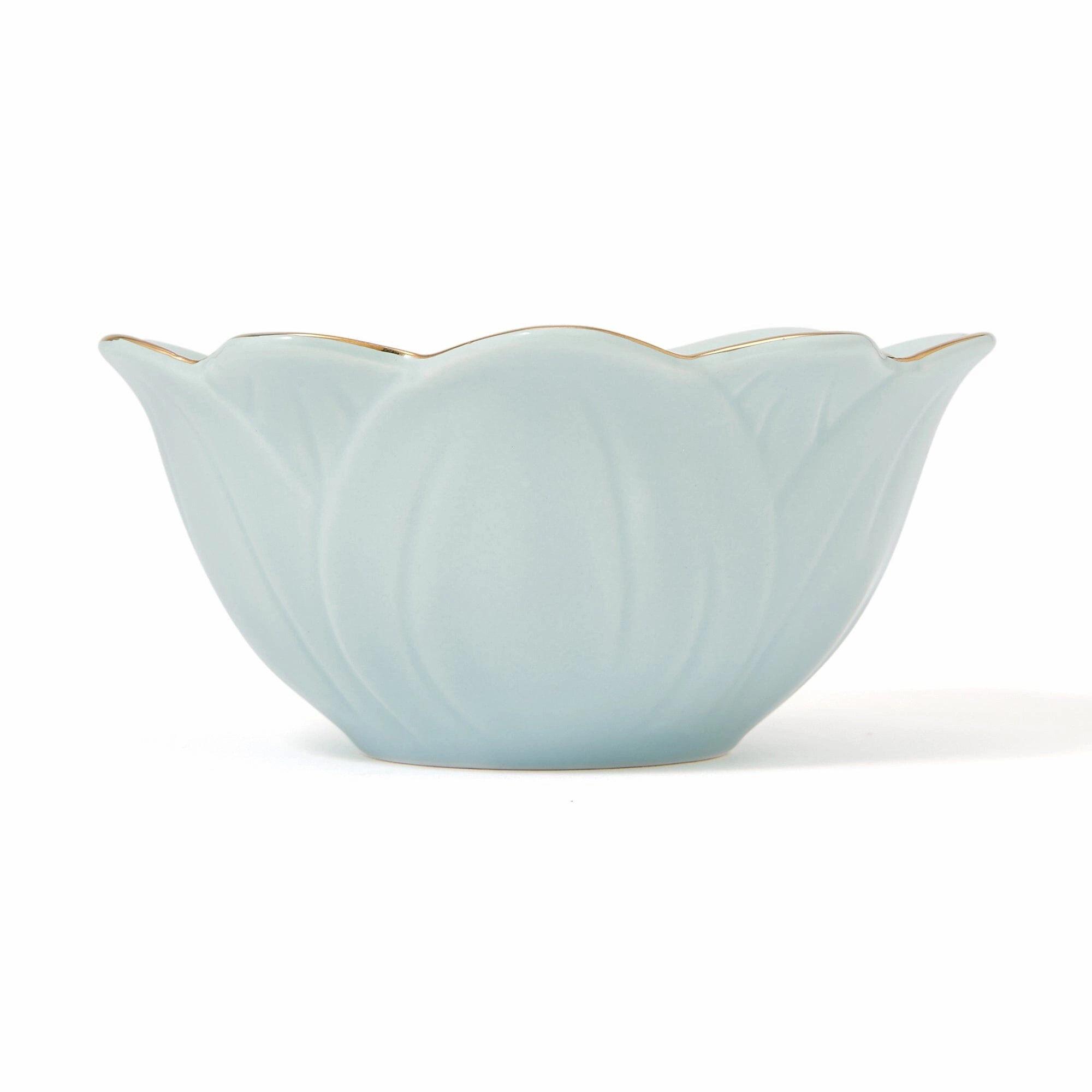 Flower Motif Bowl  Blue