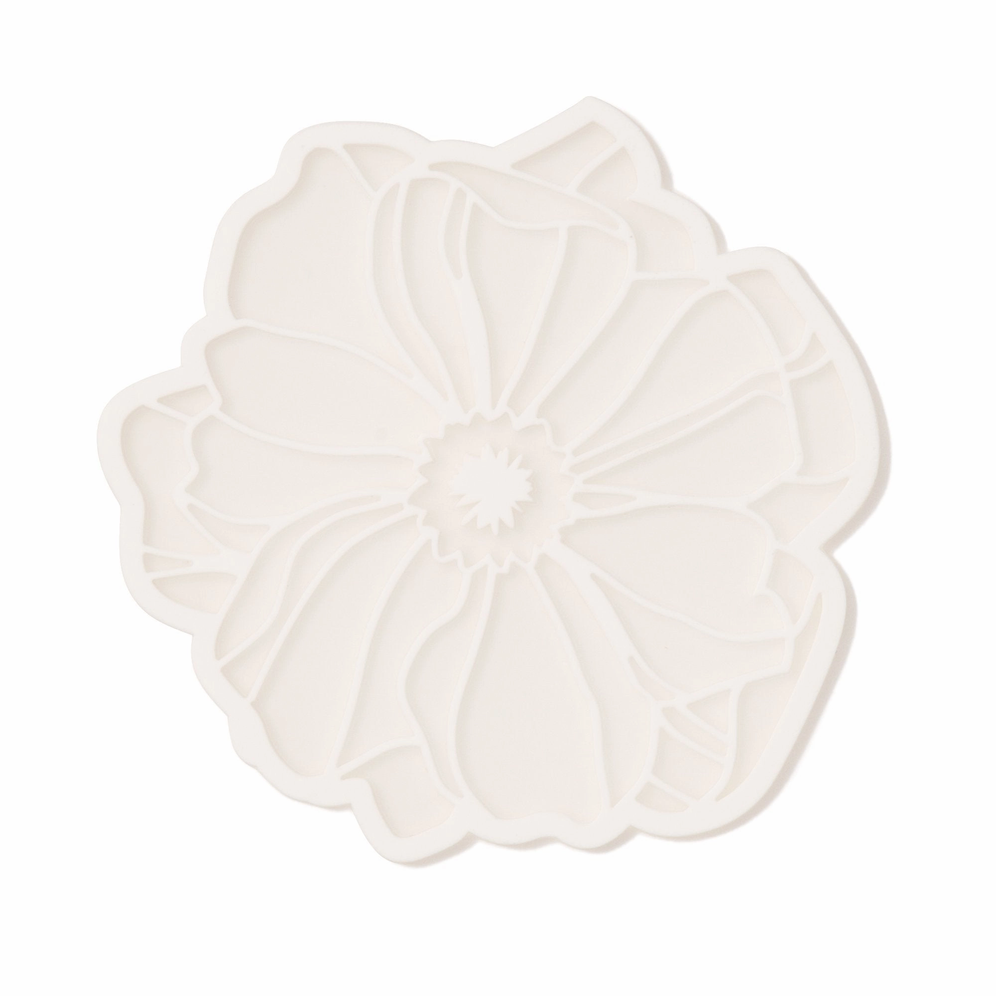Flower Peony Coaster Whitewaterproof oil-proof tablecloth