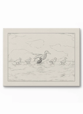 Follow the Leader, Canvasindoor decorative canvas print