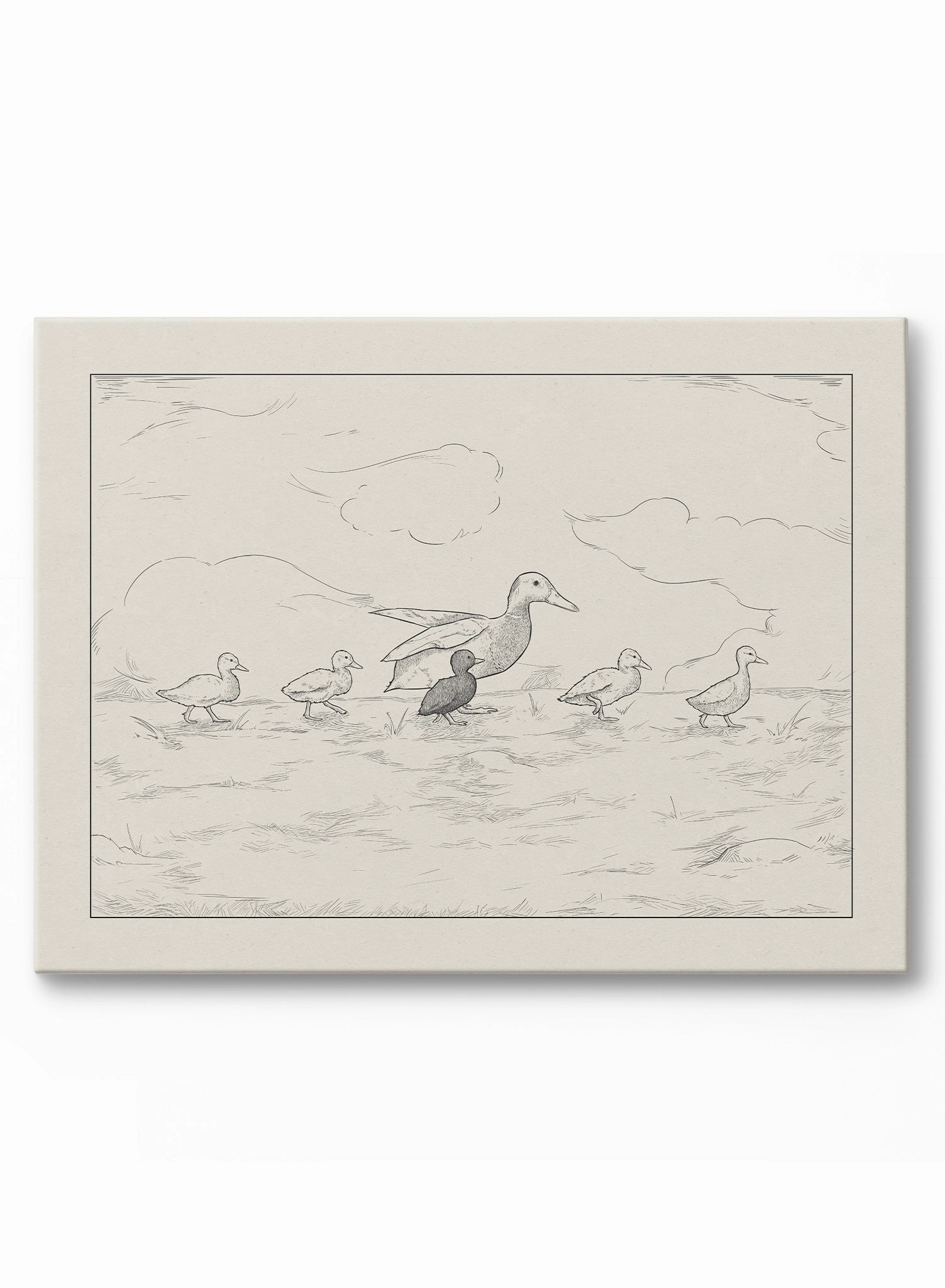 Follow the Leader, Canvasindoor decorative canvas print
