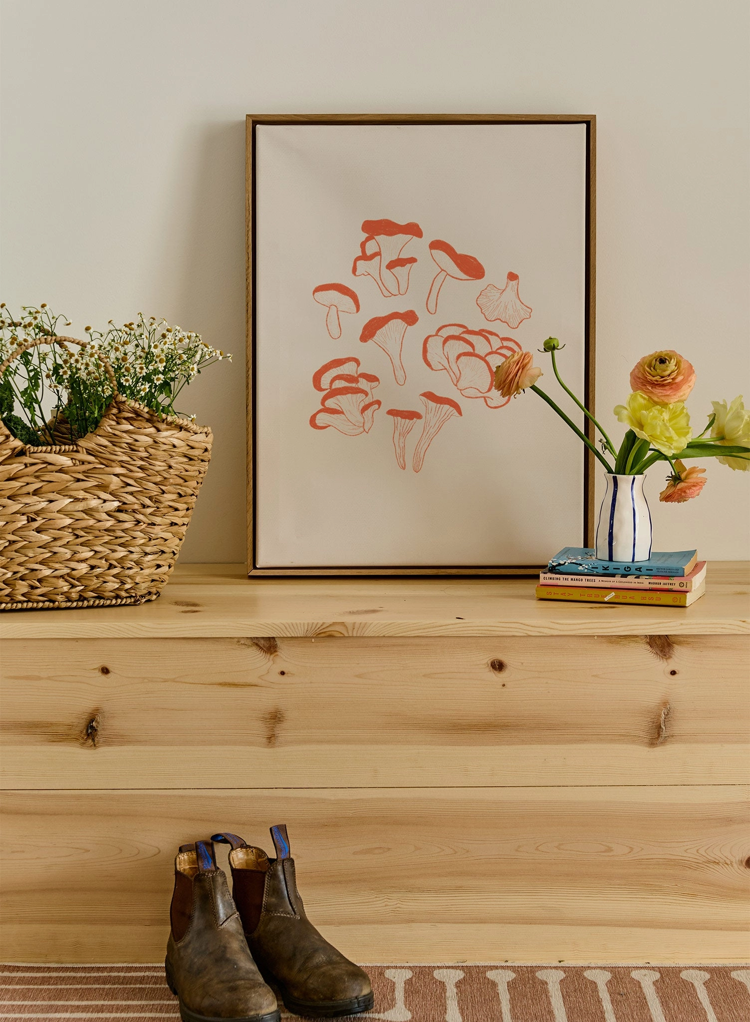 Foraged Funghi, Canvas