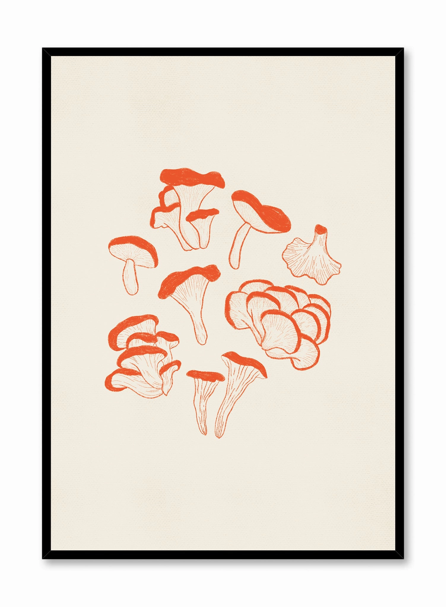 Foraged Funghi, Posterpop culture themed posters