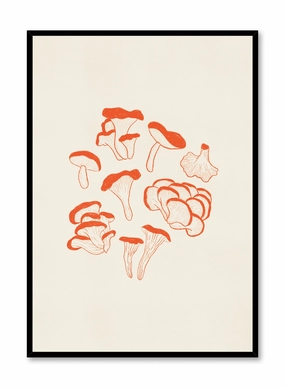 Foraged Funghi, Posterpop culture themed posters