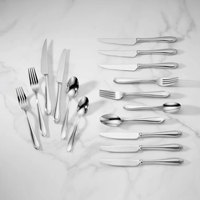 Forest Park 24 Piece Flatware Seteco-friendly bamboo fiber tableware set 