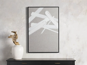 Format II Framed Linen Paintingnordic style wall decor