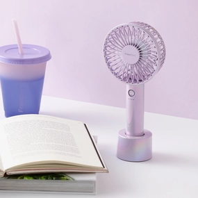 FRAIS Handy Fan Aurora Purplehome decor ,wall decor 