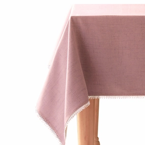 French Perle Blush 60X84 Tableclothvalentine's day decorations ,valentine's centerpiece 