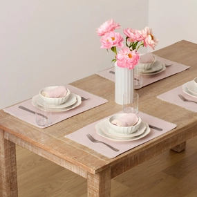 French Perle Blush Placematmodern kitchen decor ,kitchen dinner set ,dinnerware 