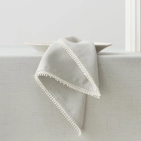 French Perle Dove Grey 19X19 Napkinhalloween party decor ,outdoor halloween decor 