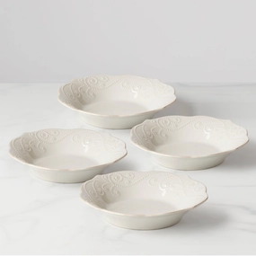 French Perle Pasta Bowls - Set of 4modern kitchen decor ,kitchen dinner set ,dinnerware 