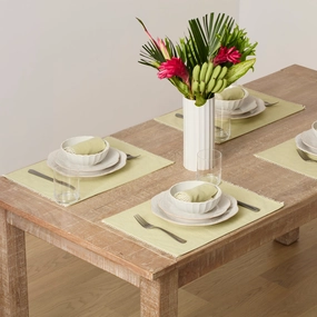 French Perle Pistachio Placematmodern kitchen decor ,kitchen dinner set ,dinnerware 
