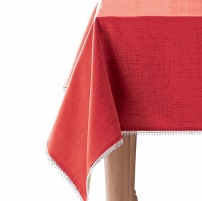 French Perle Red 60X84 Tableclothmodern kitchen decor ,kitchen dinner set ,dinnerware 
