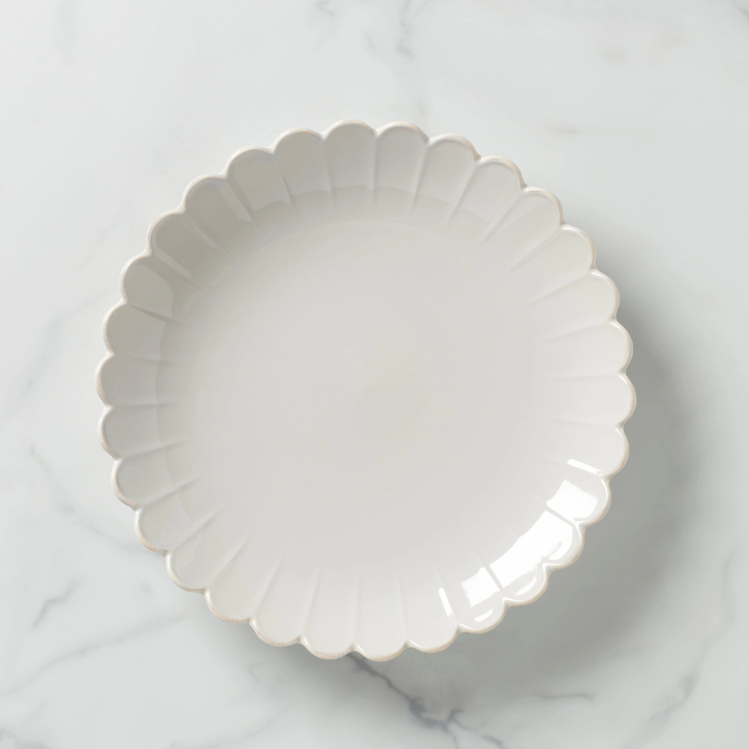 French Perle Scallop Platterthanksgiving decor ,thanksgiving centerpiece 