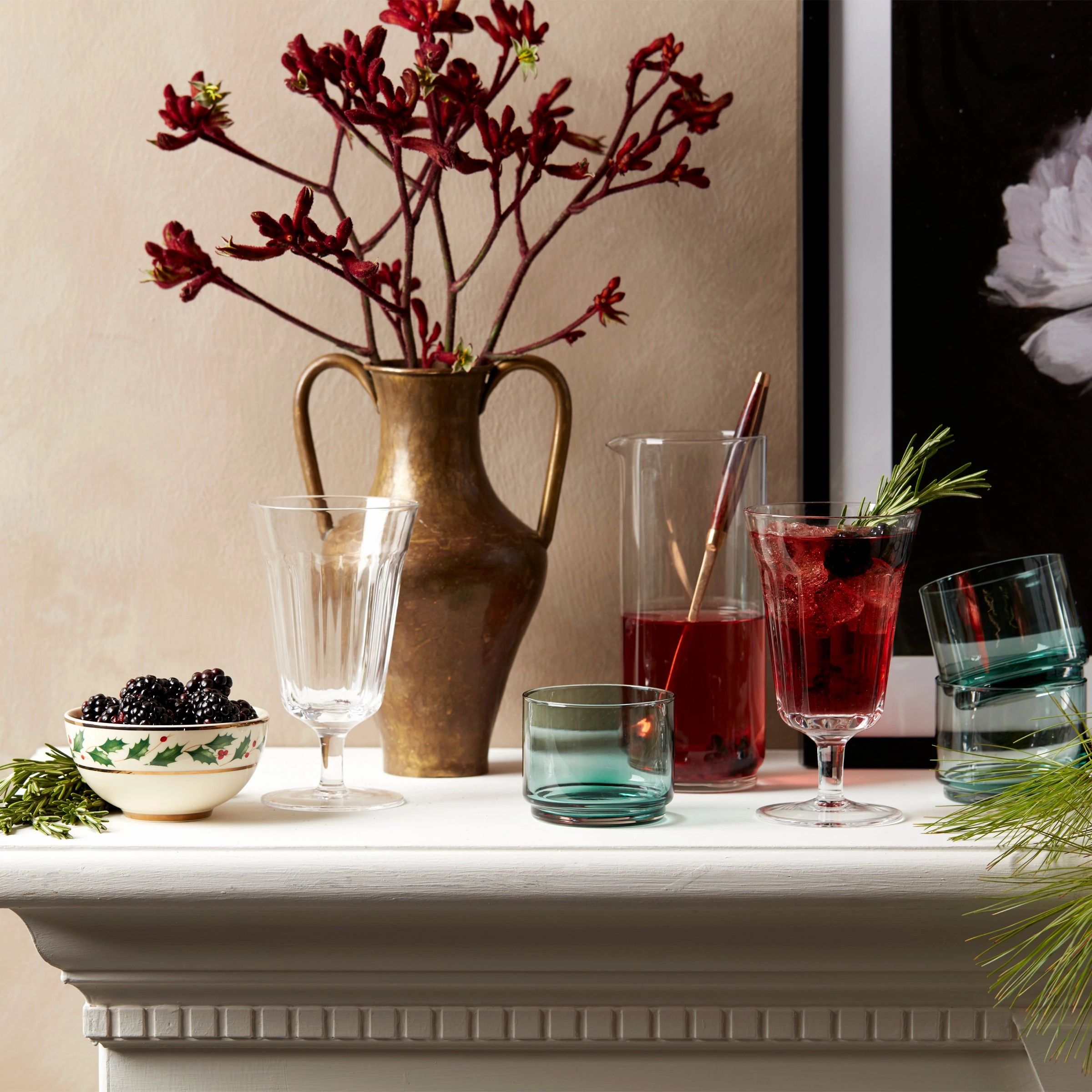 French Perle Tall Stem Glasses - Set Of 4
