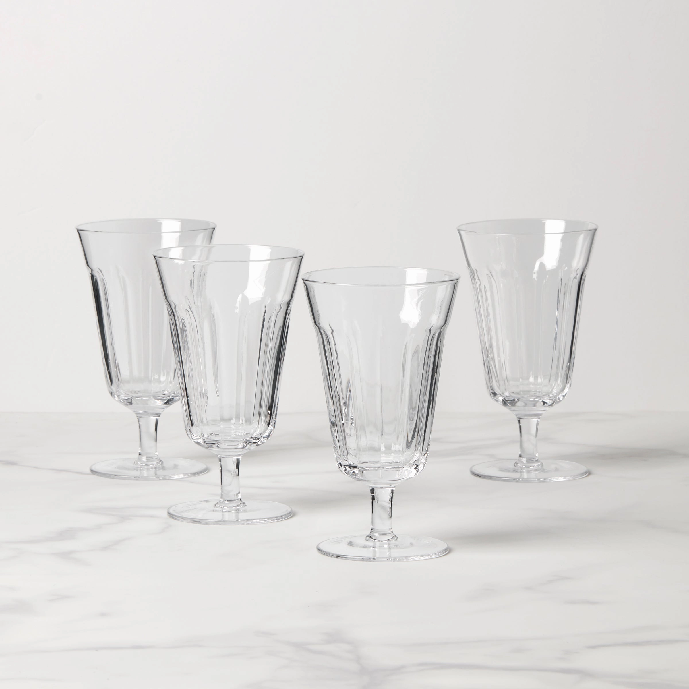 French Perle Tall Stem Glasses - Set Of 4summer decor ,outdoor summer decor 