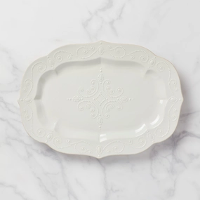 French Perle White Large Serving Plattermodern kitchen decor ,kitchen dinner set ,dinnerware 