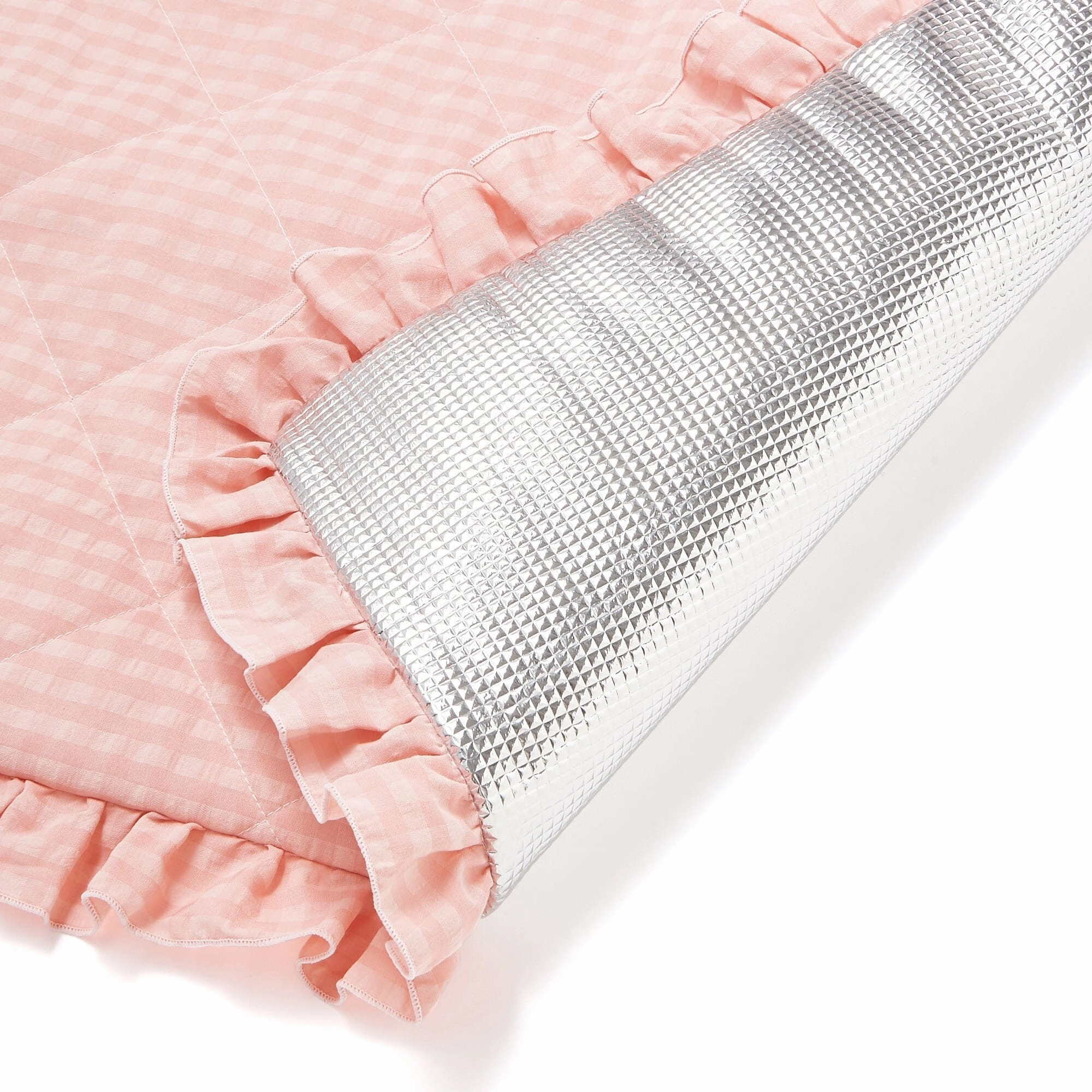 Frill Check Leisure Sheet 14001000 Pink