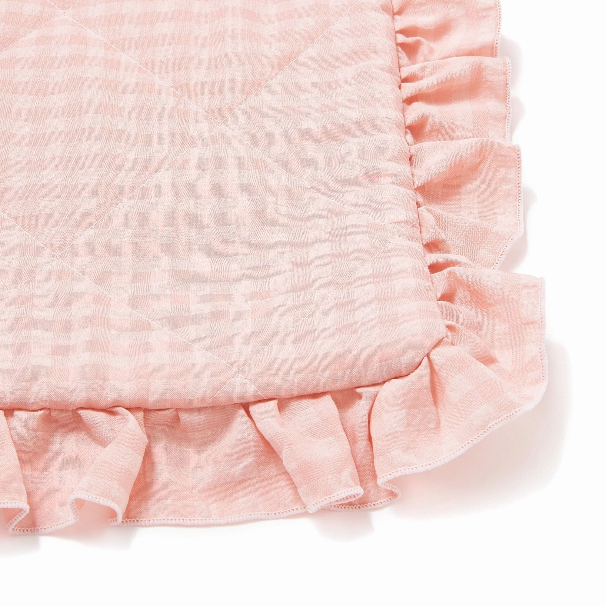 Frill Check Leisure Sheet 14001000 Pink