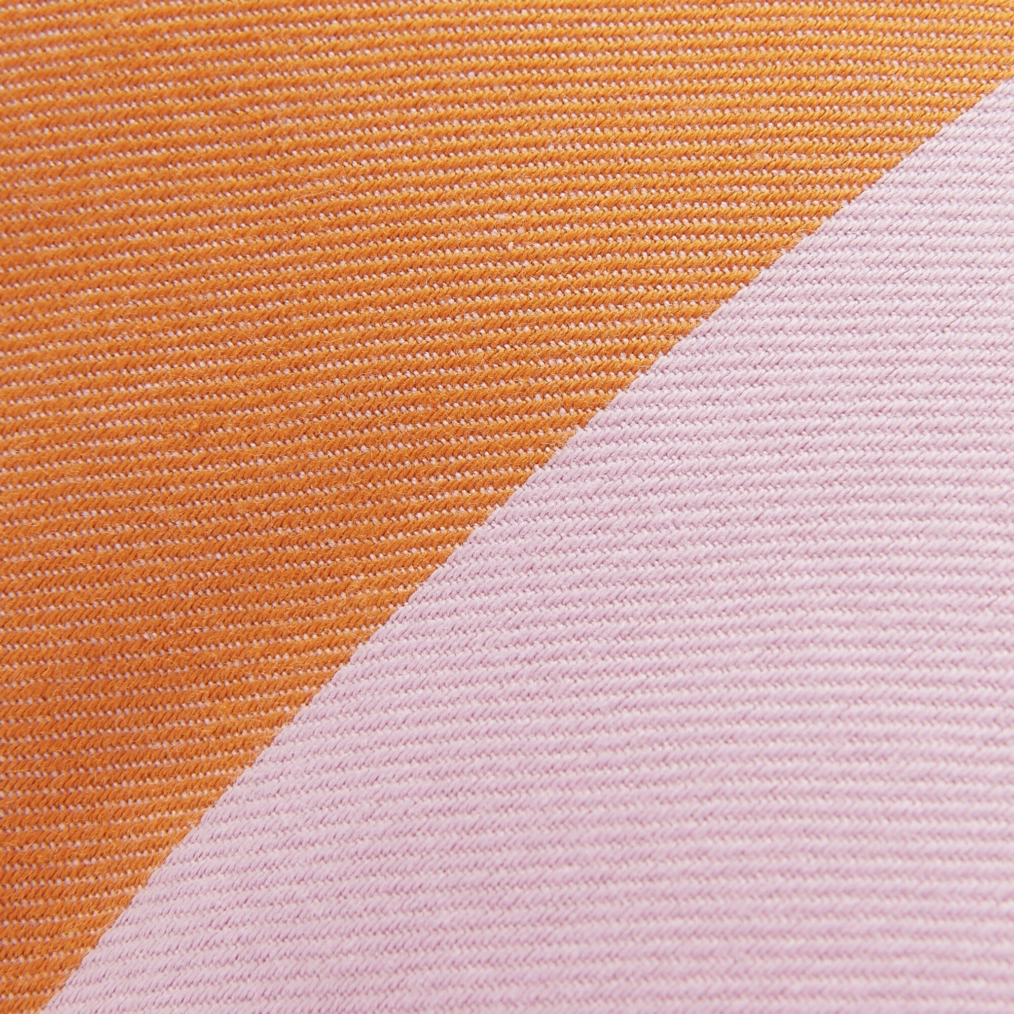 Frill Stripe Cushion Cover 450 x 450  Orange x Pink