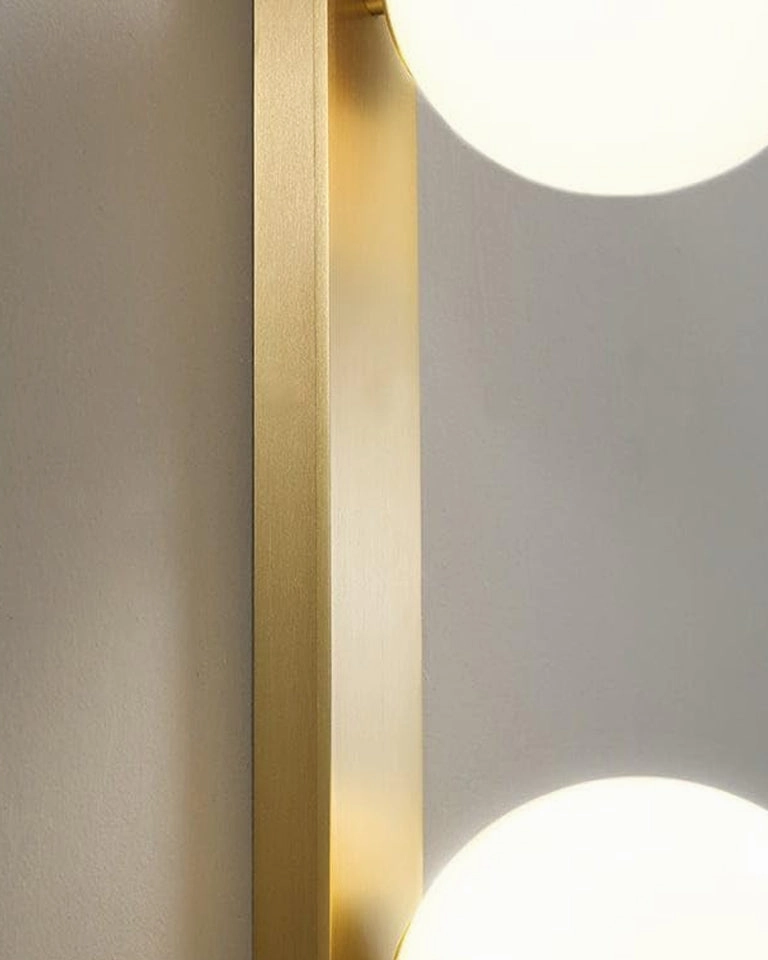 Frosted Glass Ball Wall Light