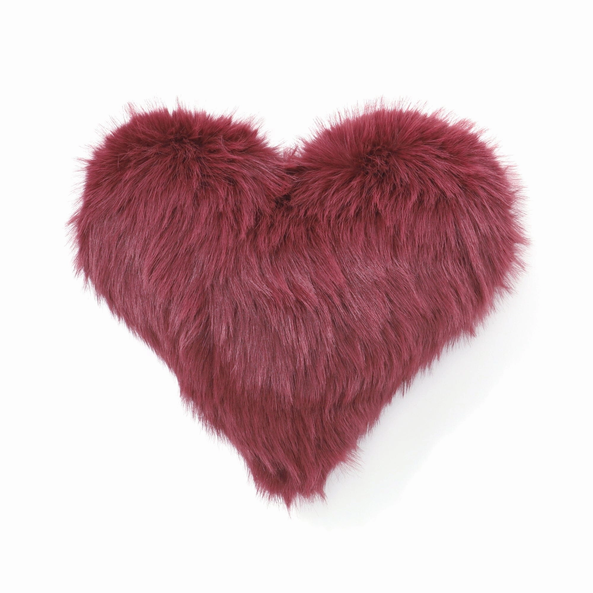 Fur Heart Cushion Small Redbedding sets ,throw blankets 
