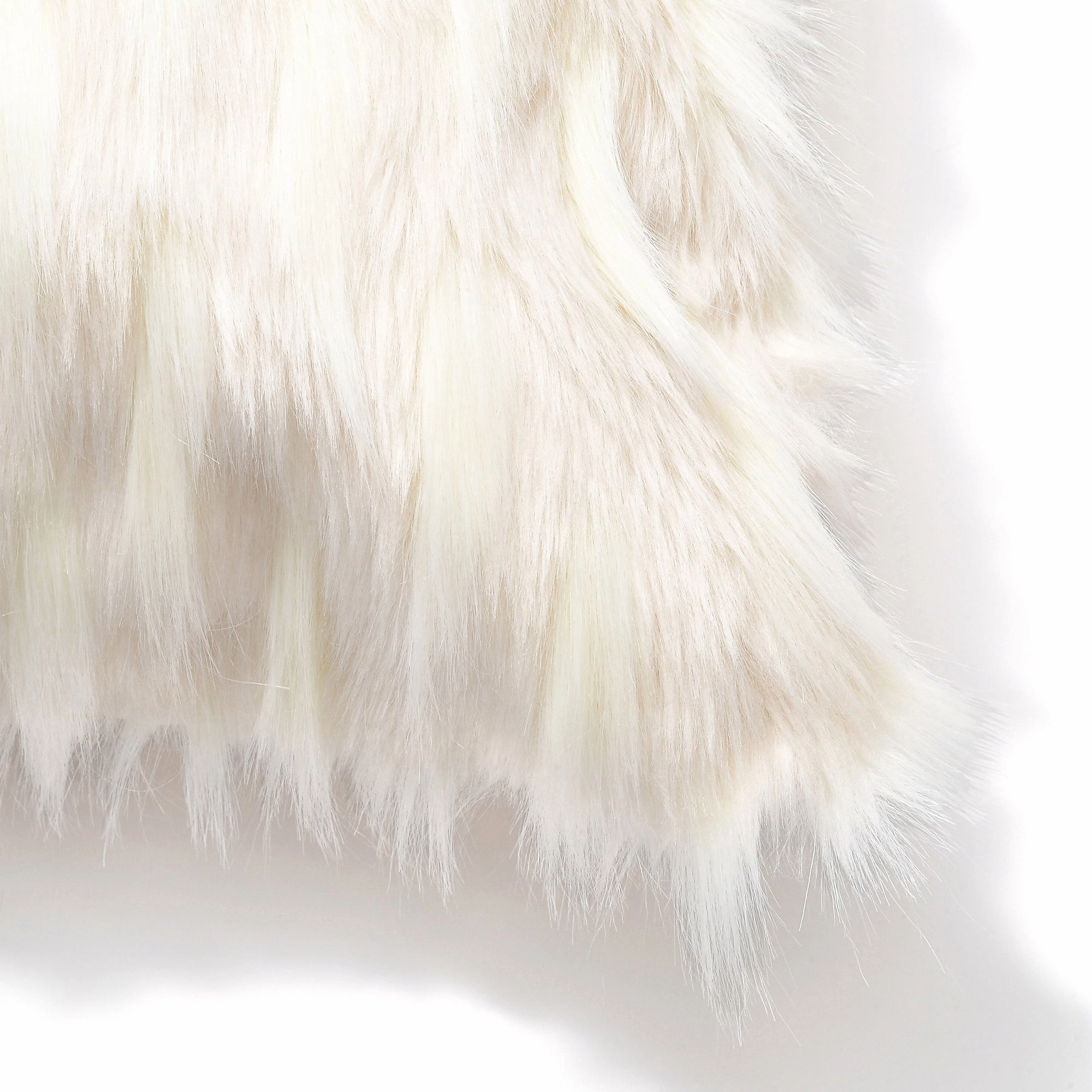 Fur I Cushion Cover 450 X 450 White