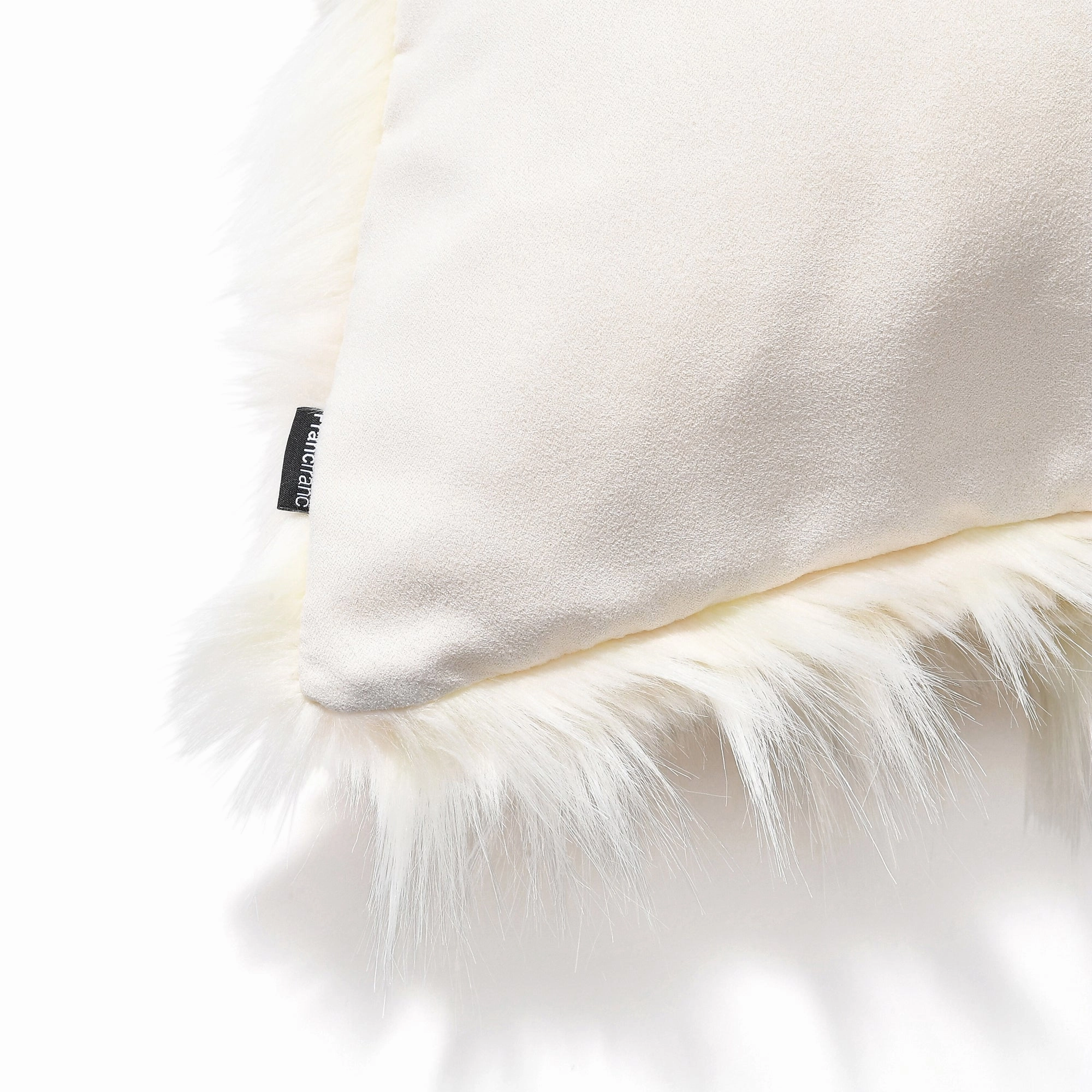 Fur I Cushion Cover 450 X 450 White