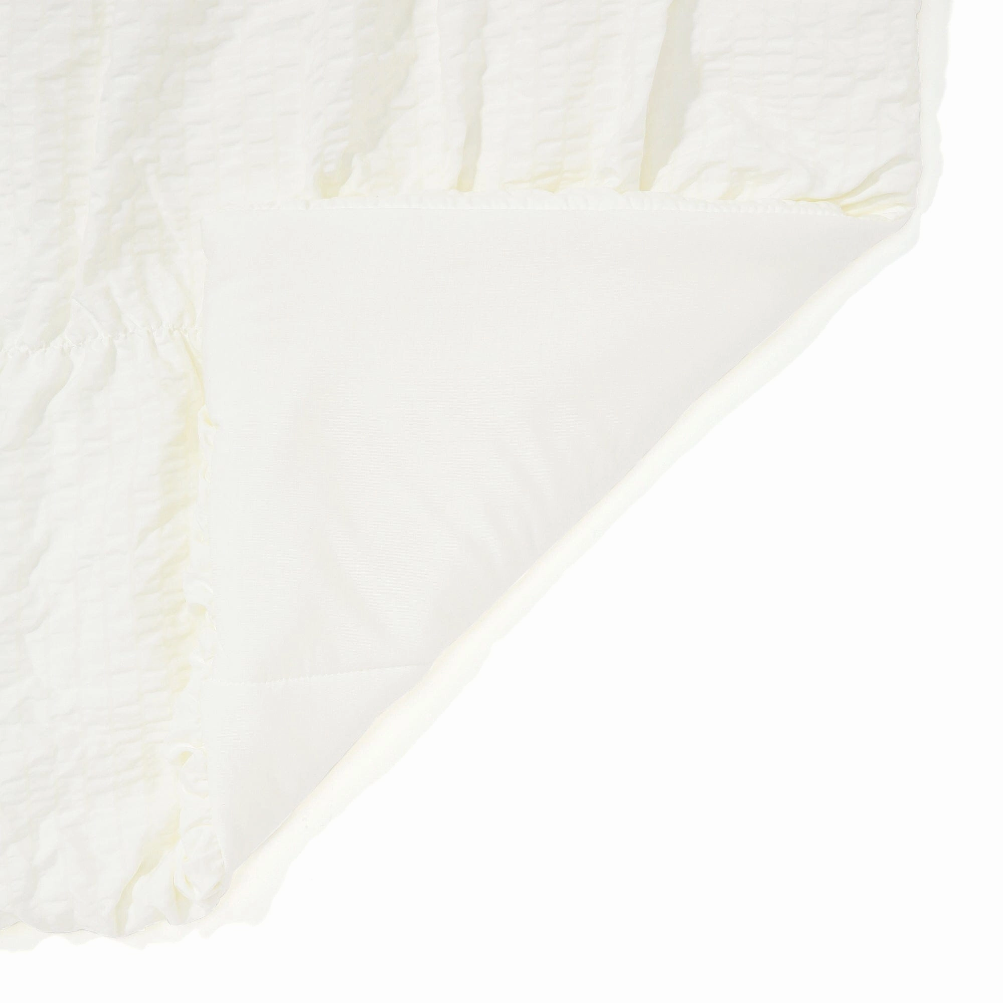 Fuwaro Cooling Futon Gathered Single White