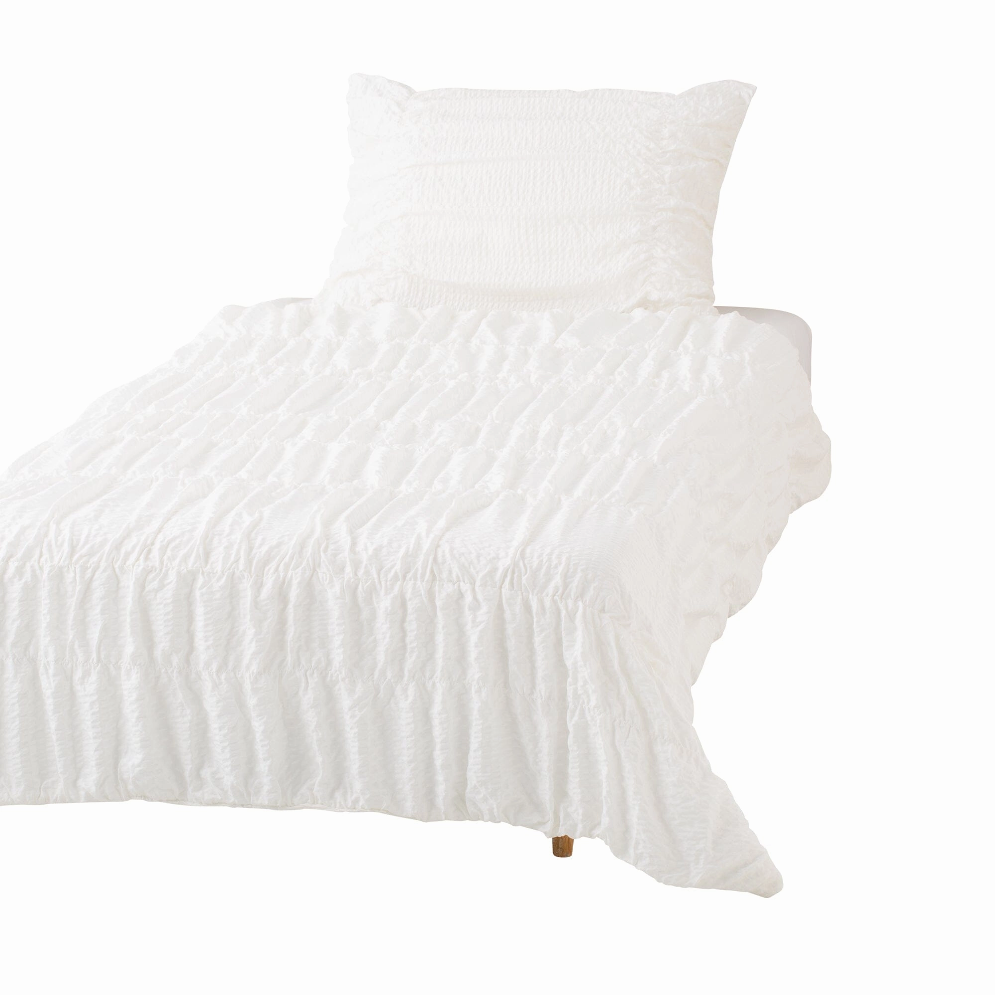 Fuwaro Cooling Futon Gathered Single Whitebedding sets ,throw blankets 