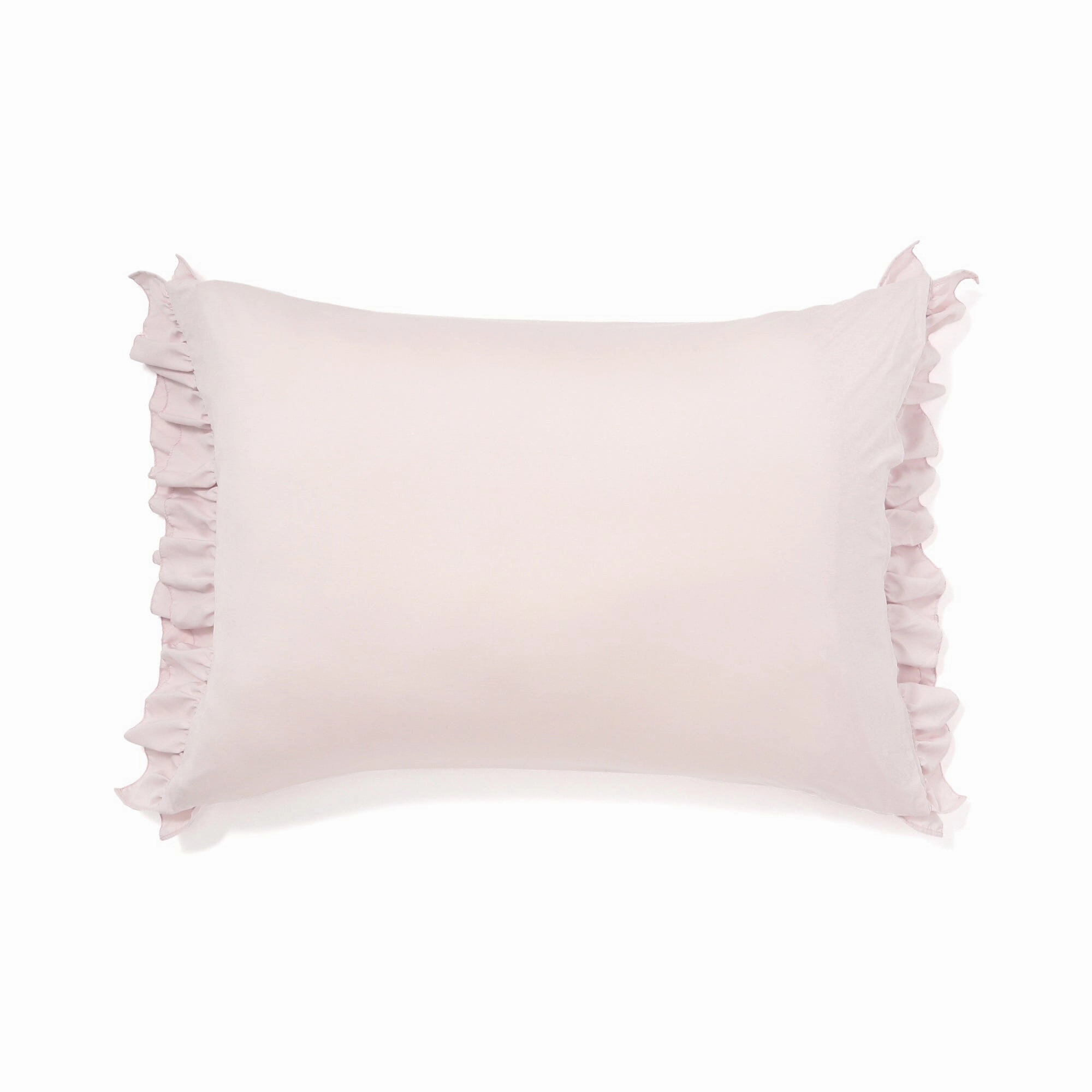 Fuwaro Cooling Pillow Cover Ruffle 700 X 500 Pink