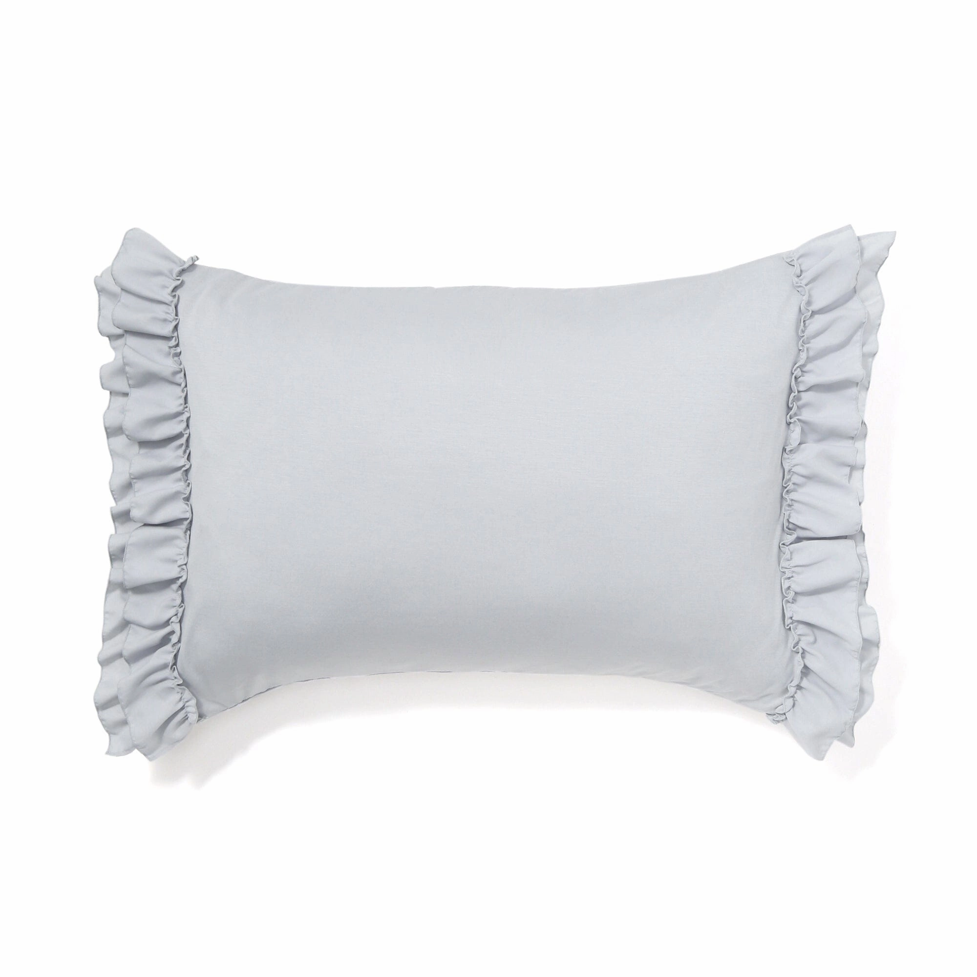 Fuwaro Cooling Pillow Cover Ruffles 700 X 500 Graybedding sets ,throw blankets 