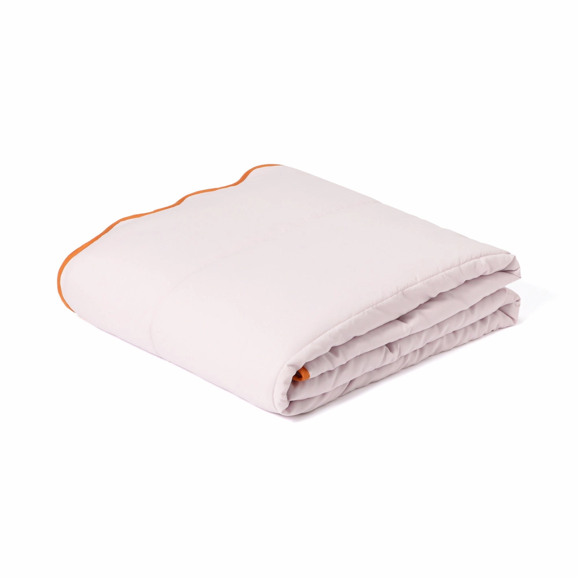 Fuwaro Cooling Quilt Bicolor Wave Double Pink X Orange
