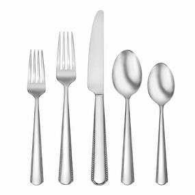 Gable 42 Piece Flatware Seteco-friendly bamboo fiber tableware set 