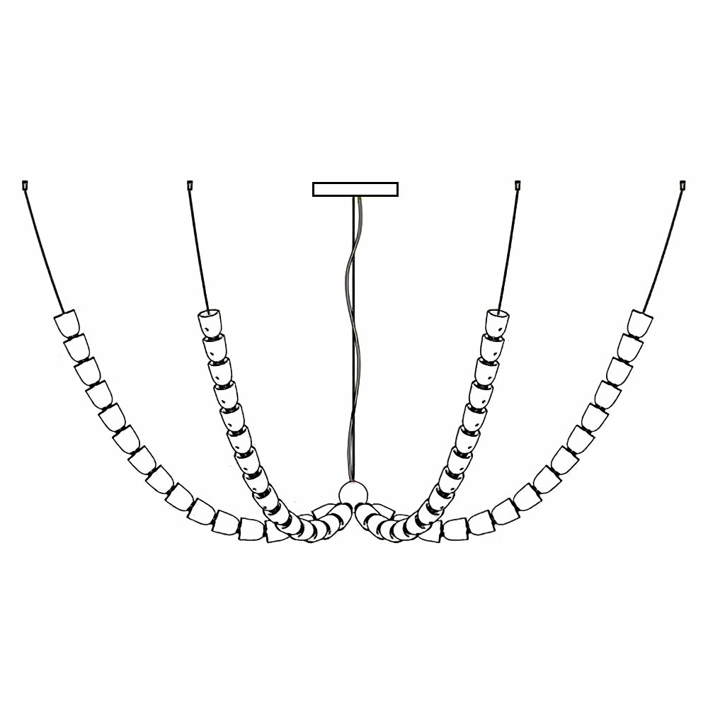 Gabriel Chrome Chandelier