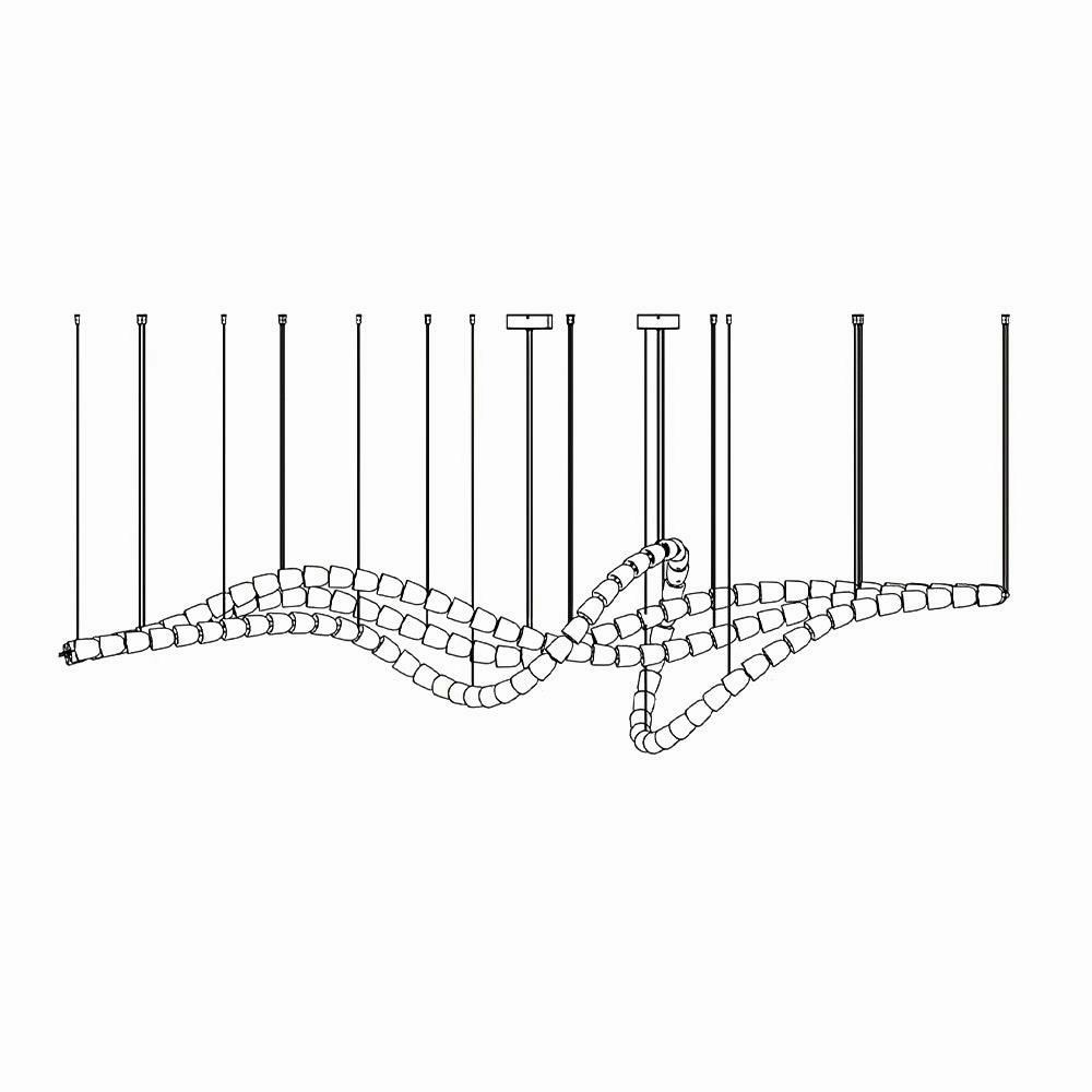 Gabriel Chrome Chandelier