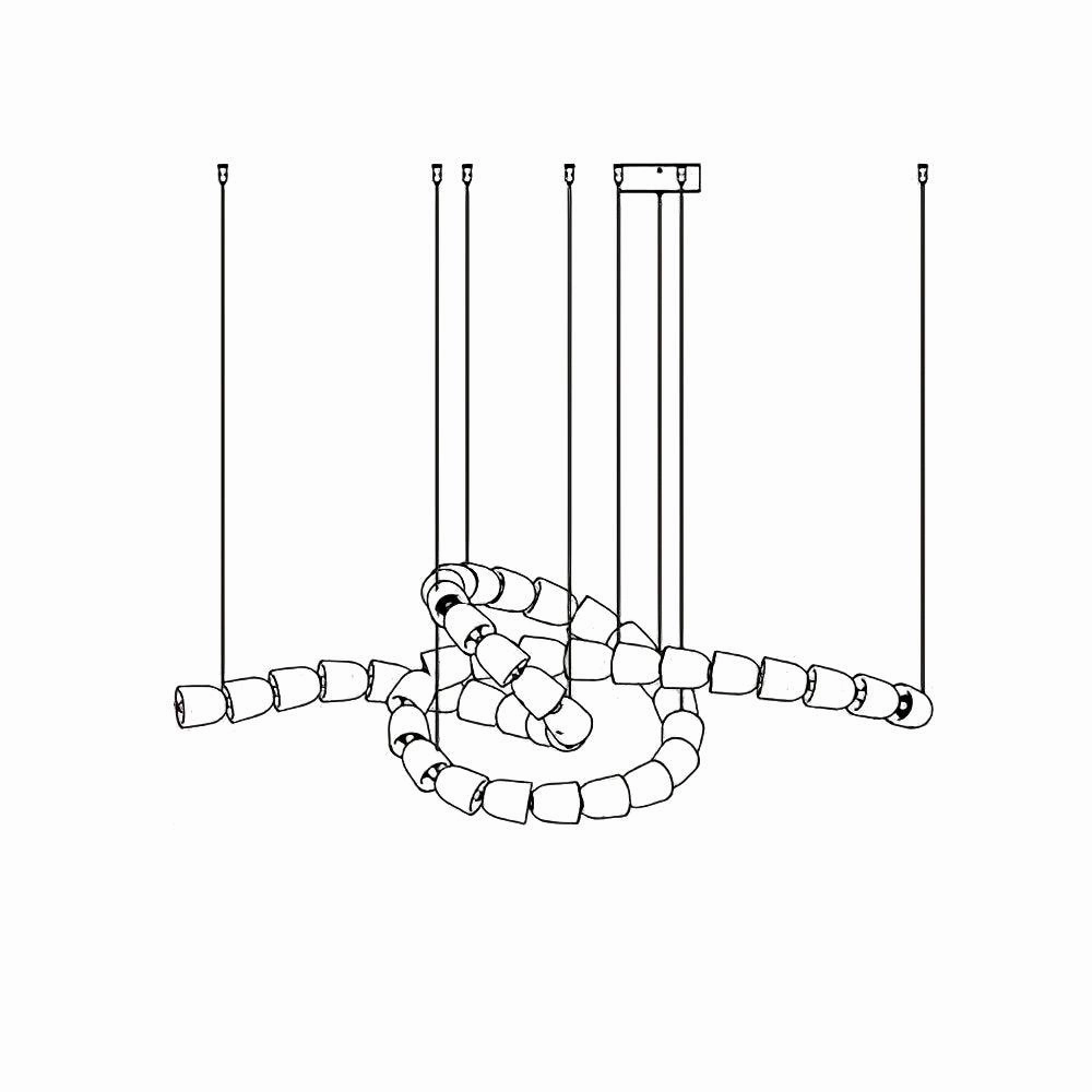 Gabriel Chrome Chandelier