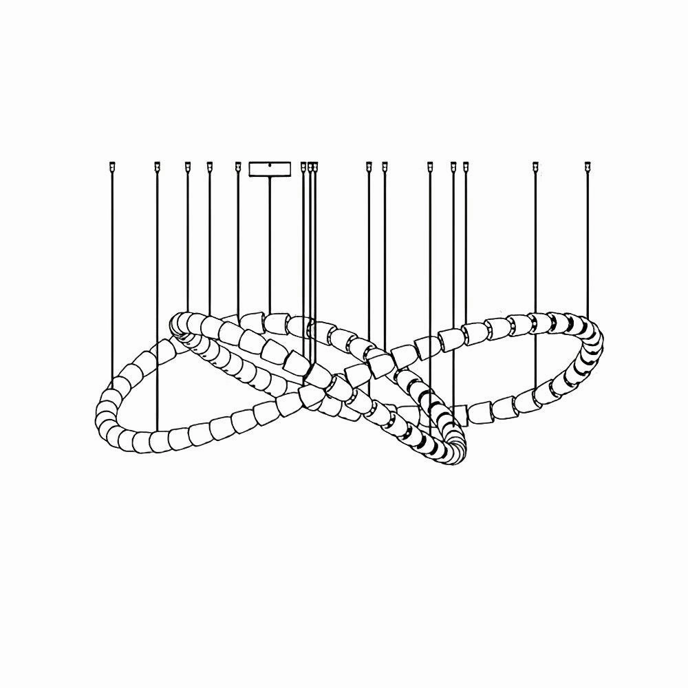 Gabriel Gold Chandelier