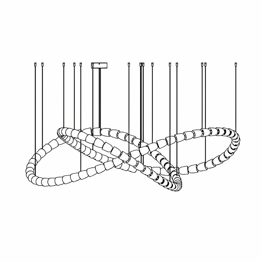 Gabriel Gold Chandelier