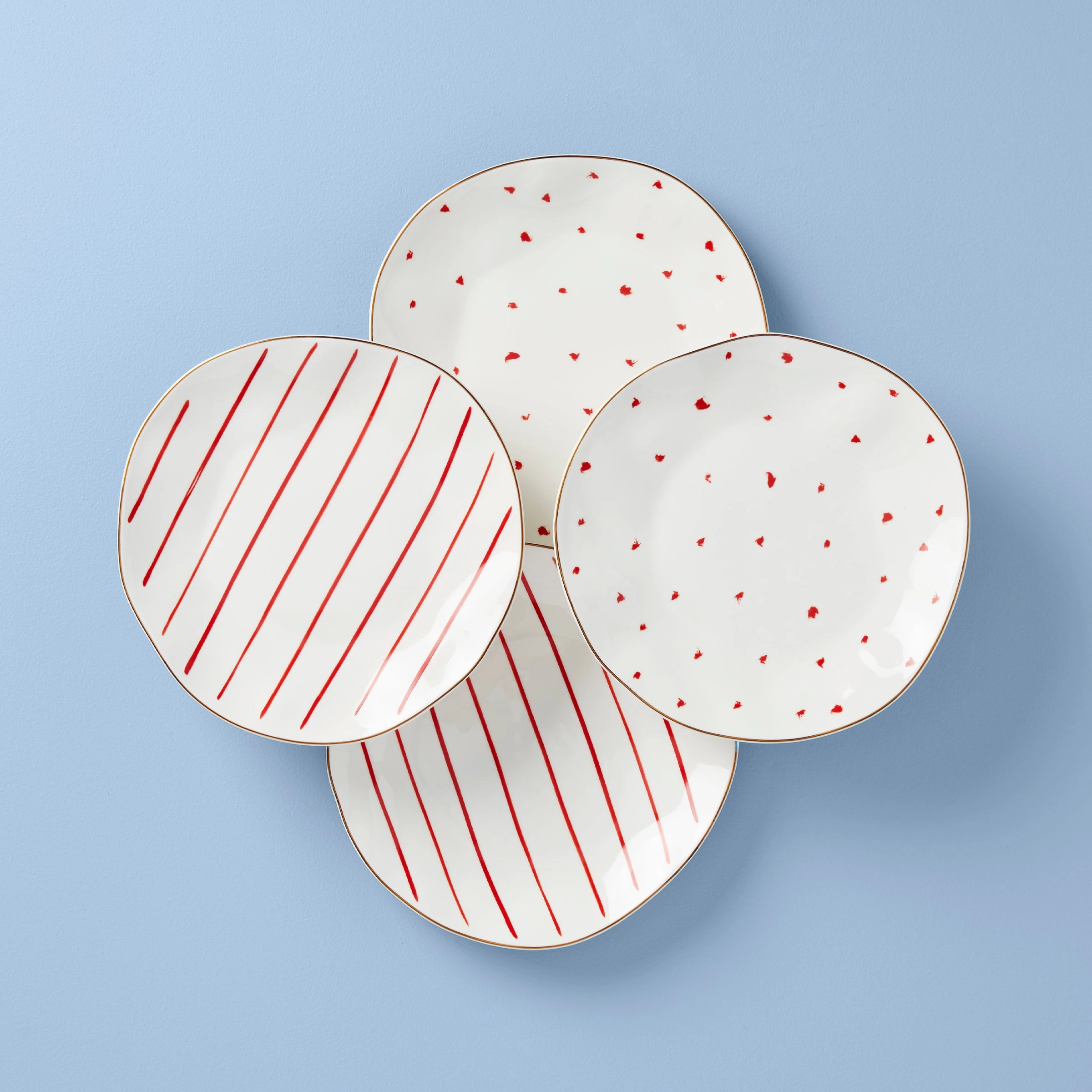 Garnet Bay 4-Piece Dessert Setsummer decor ,outdoor summer decor 