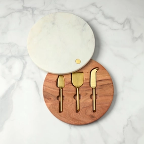 Garnet Swivel Serving Board & Cheese Serving Setmultipurpose serving tray