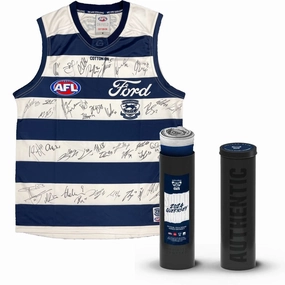 GEELONG CATS 2024 SQUAD SIGNED OFFICIAL GUERNSEYhandmade souvenirs