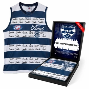 Geelong Cats 2025 Squad Signed Guernseyhandmade souvenirs